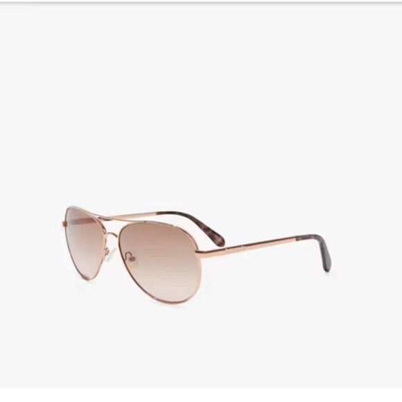 NWT Kate Spade New York Women’s Emmaline Rose Gold Sunglasses - Picture 1 of 3